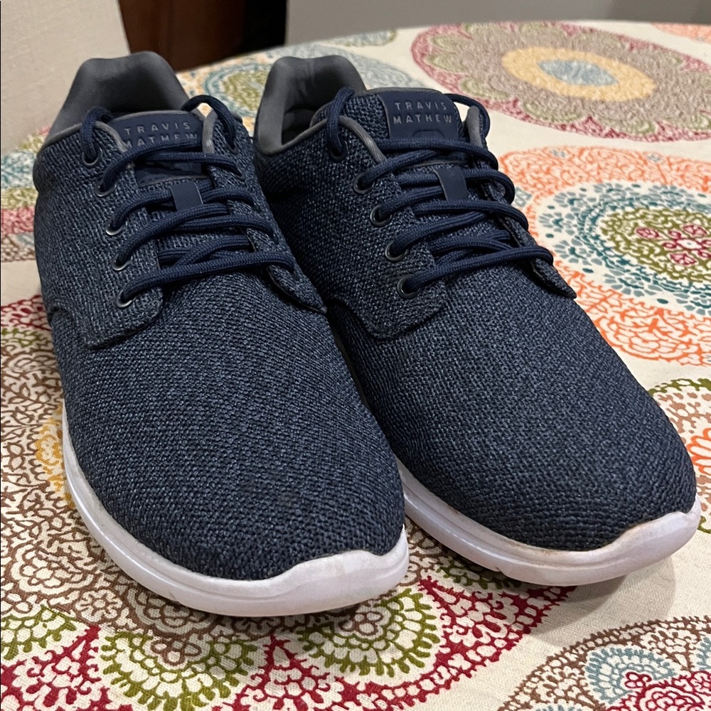 Travis Mathew The Daily Knit Navy Blue Shoes size 11.5 men’s